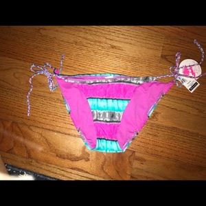 tie dye bathing suit bottom